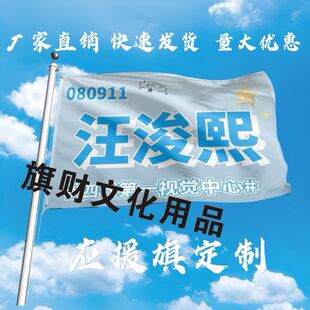 新款汪浚熙大旗TF家族汪浚熙大旗户外演唱会应援旗制做音乐节旗帜