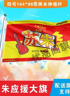 苏朱应援大旗TF家族苏新皓朱志鑫应援旗户外音乐节演唱会旗定制
