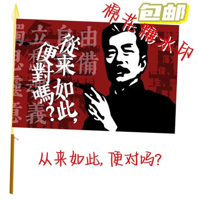 从来如此便对吗大旗定制旅行拍照户外登山打卡旗帜演音乐节定制旗