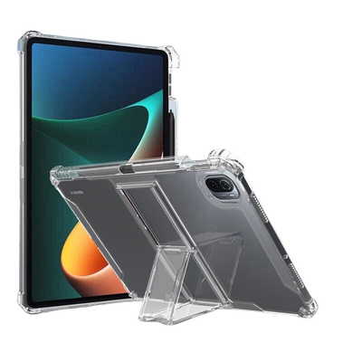 适用小米平板6保护套6Pro透明壳12.4寸5pro全包Pad6硅胶redmipad红米PadSE气囊redmiSE11防摔支架10.6