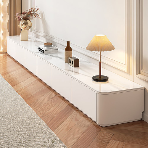 白岩板电视柜茶几组合客厅家用