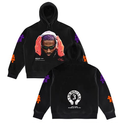 牛角袖DPS嘻哈卫衣帽衫卫衣