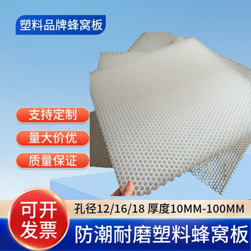 阻燃PP蜂窝板抗折弯防潮耐磨塑料蜂窝板材PP蜂窝板来图来样可定制