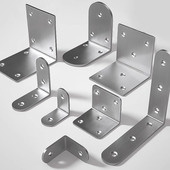 不锈钢角码 90度支架家具连接件层板托支撑三角铁片加厚直角固定器