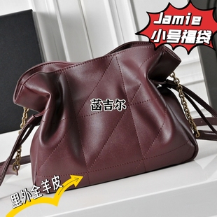 【升级版】菡吉尔JAMIESHOPPING迷你小号羊皮磨砂抽绳福袋托特包