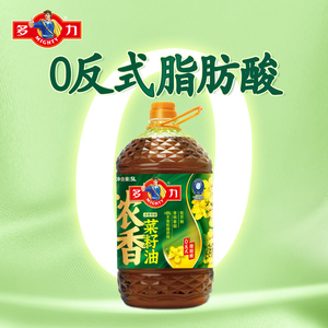 多力浓香菜籽油5L非转基因压榨家用食用油大桶