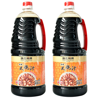 珠江桥牌老娘叉烧汁1.9L 红焖爆炒特色调味广式叉烧腌制调料批发