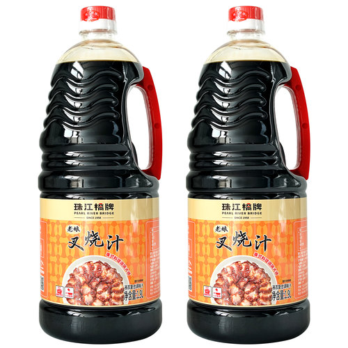 珠江桥牌老娘叉烧汁1.9L 红焖爆炒特色调味广式叉烧腌制调料批发
