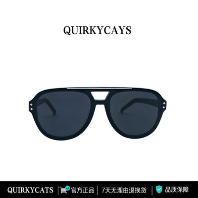 QUIRKYCATS复古茶色板材墨镜