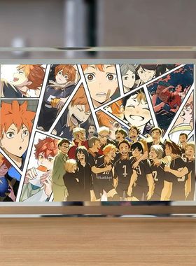 排球少年水晶相框Haikyuu周边日向翔阳周边照片生日礼物摆件