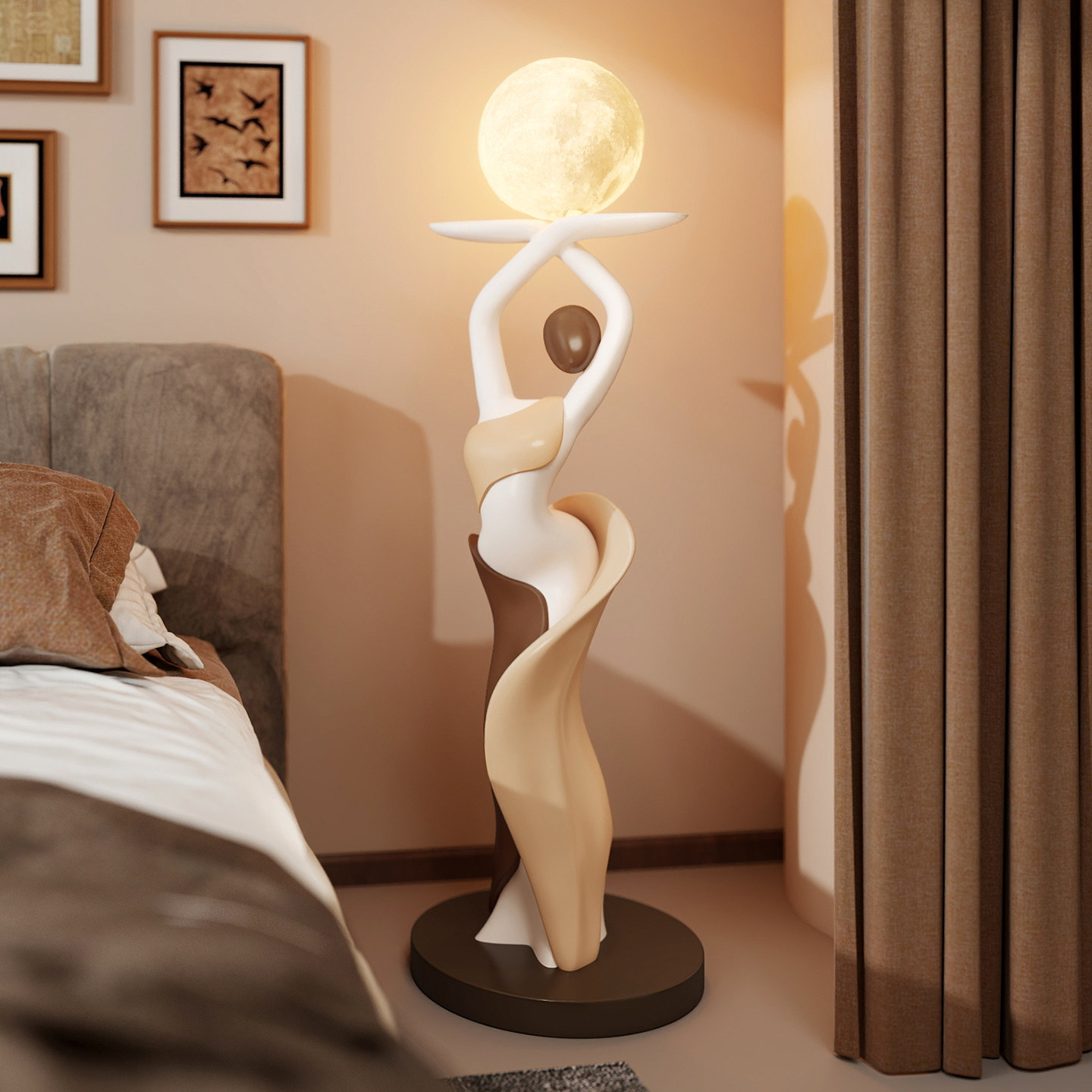 舞动人生落地灯客厅沙发旁边现代简约艺术创意个性卧室装饰氛围灯