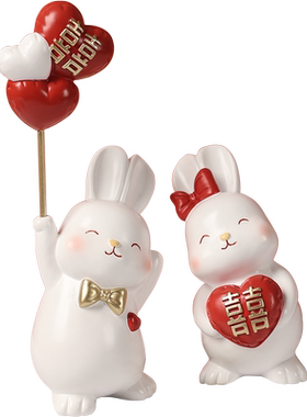 泽歌结婚礼物送新人熊摆件