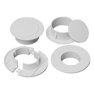 墙洞装饰盖遮丑盖水管管道遮挡贴空调口补洞电线预留孔盖堵塞分体