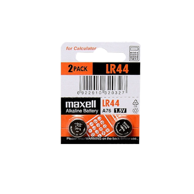 麦克赛尔ag13纽扣电池lr44电子手表L1154 A76 357a SR44碱性1.5V玩具SR44maxell