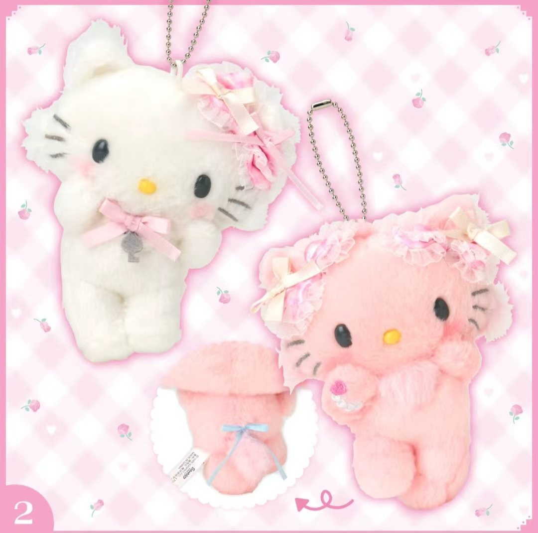 12月3日发售日本三丽鸥俏咪生日毛绒包挂件公仔玩偶托特包钥匙链