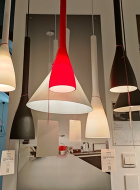 【限享70%OFF】Ideallux北欧风小户型床头客餐厅极简FLUT玻璃吊灯