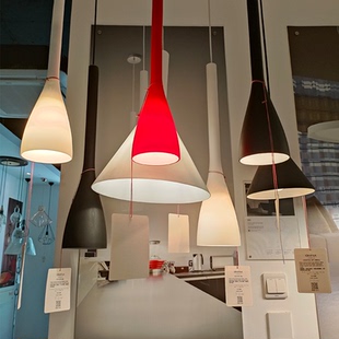 Ideallux北欧风小户型床头客餐厅极简FLUT玻璃吊灯 限享70%OFF