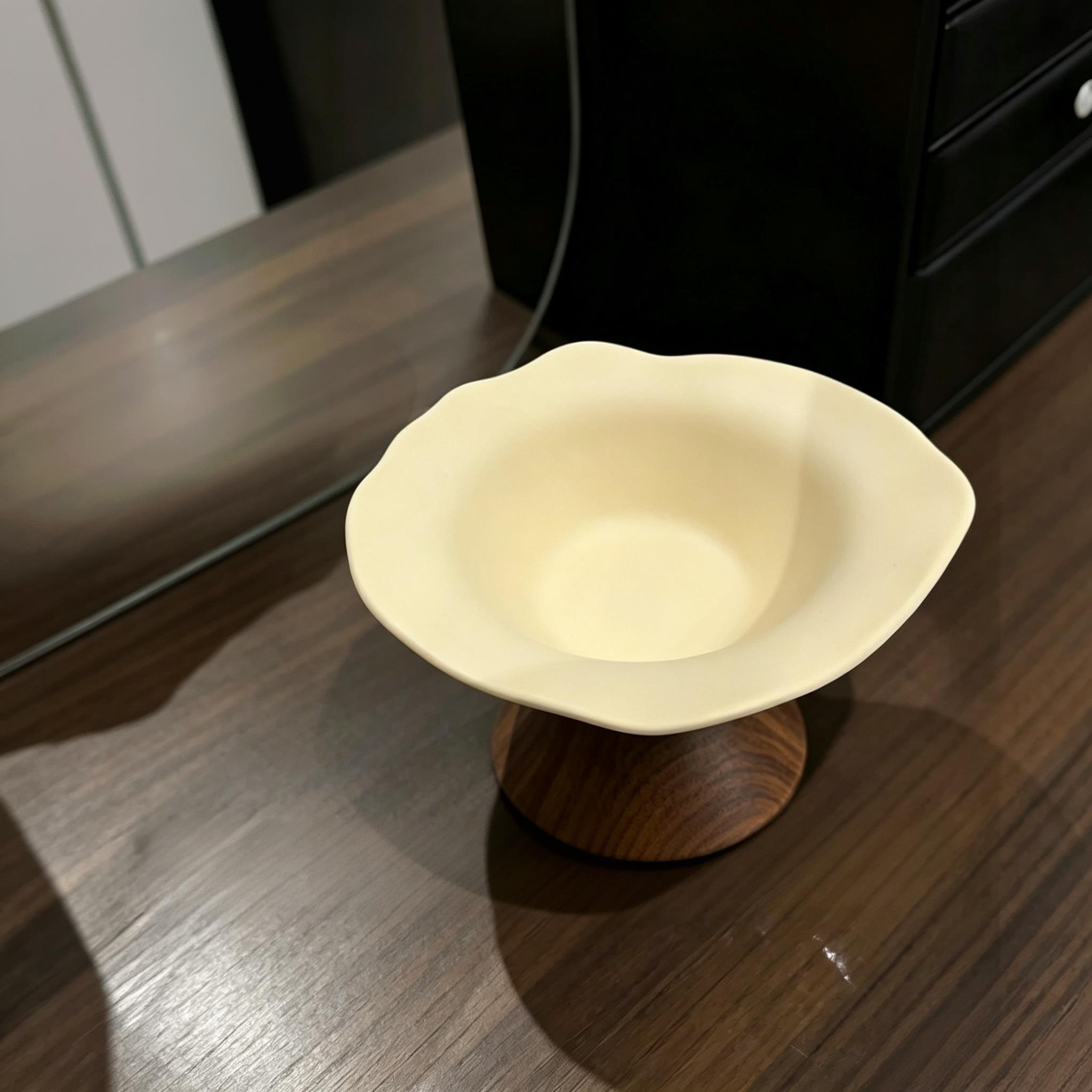 复古风不规则水果碗家用ins风甜品冰激凌杯创意高颜值零食盘摆件