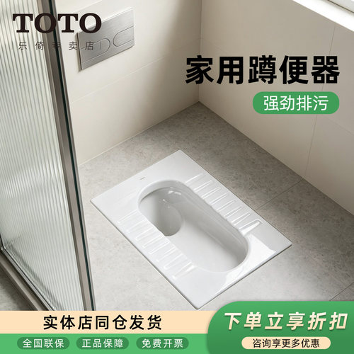TOTO蹲便器蹲坑家用CW8RBCW11B