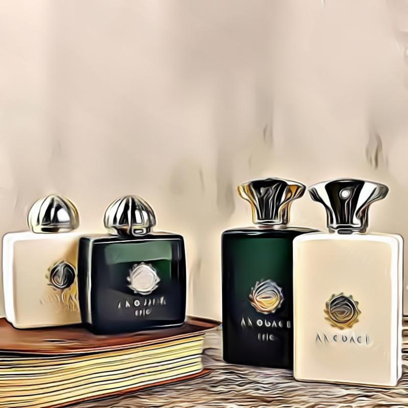 Amouage爱慕心花荡漾迪亚女史诗化蝶晚香玉黄金岸上画像阳光小样