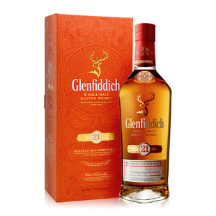 格兰菲迪21年单一麦芽威士忌Glenfiddich苏格兰进口洋酒新老随机