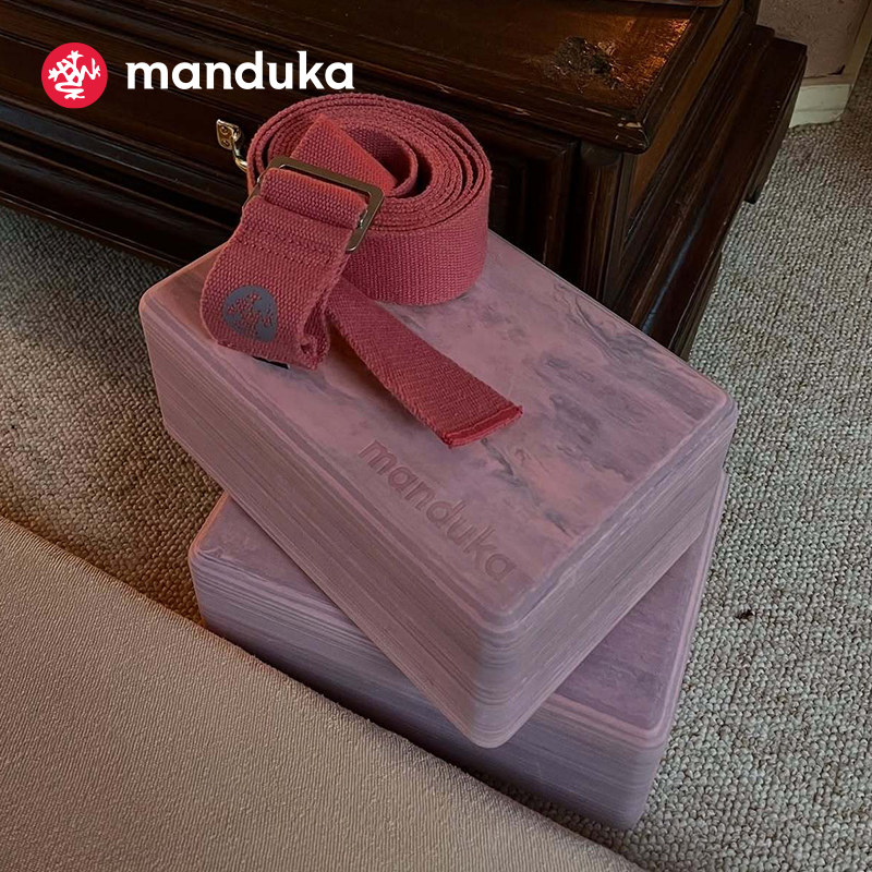 Manduka 再生EVA泡沫瑜伽砖瑜伽辅助工具瑜伽砖