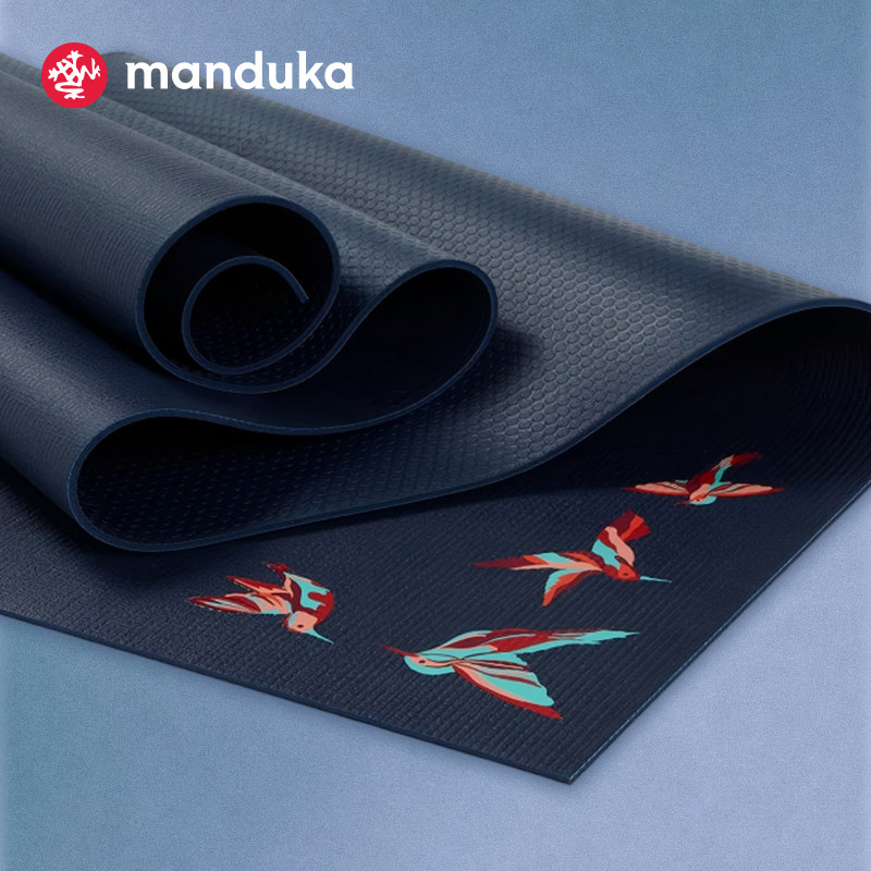 Manduka青蛙限定灵性蜂鸟系列瑜伽垫防滑瑜伽健身铺巾手巾送礼