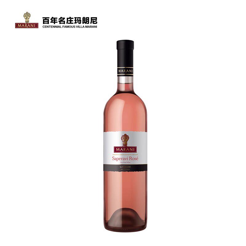 萨别拉维玫瑰干红葡萄酒格鲁吉亚原瓶进口晚红蜜红酒750ml