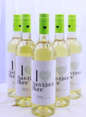 爱嗨长相思霞多丽赤霞珠莫斯卡托甜白葡萄酒原装原瓶进口红酒