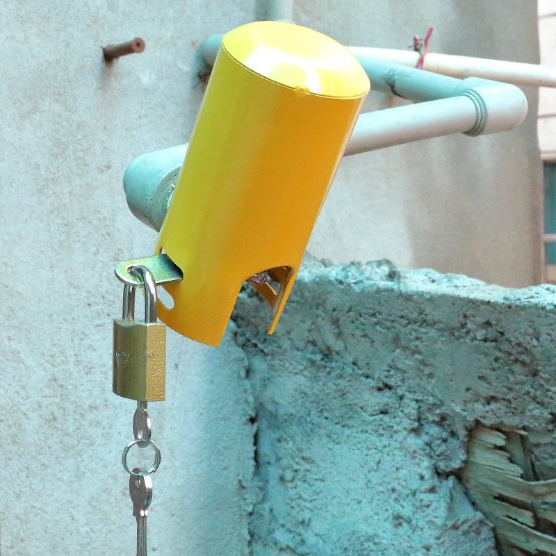 水龙头开关锁罩户外自来水防开儿童加锁保护神器防盗套偷水的盒y