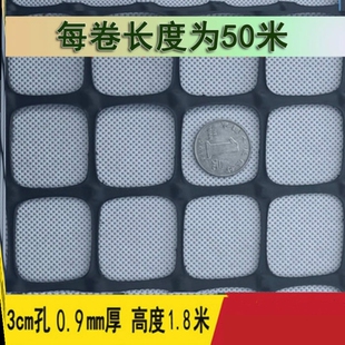 钢塑土工格栅 厂家定制 路基加筋挡土墙用 双向刚塑复合土工格u.