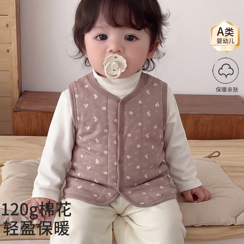 宝宝马甲秋冬季婴儿坎肩外穿