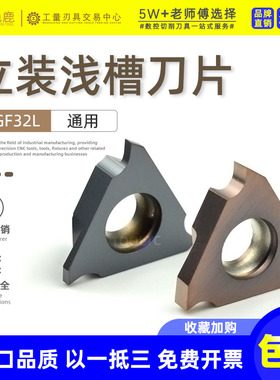 tgf槽刀片立装卡簧槽刀片浅槽切槽刀片通用TGF32L050 100 200 300