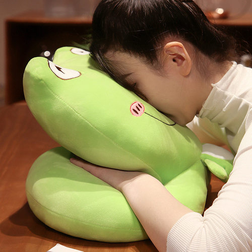 新品热卖动物睡枕系列 节日礼物午睡趴枕 办公靠枕午休靠垫沙发枕