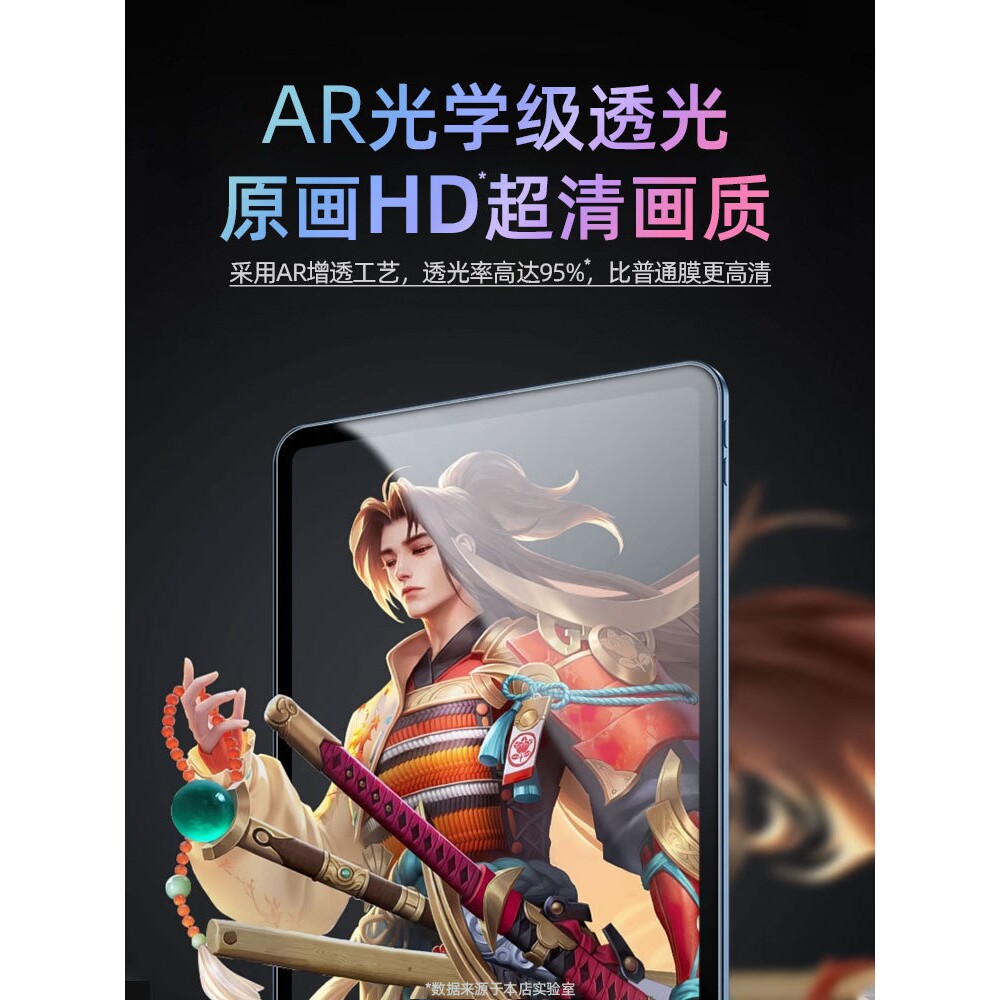 德国蓝猩适用iPad11钢化膜iPadmini7平板ipadair6保护ipadpro2024苹果air5全屏pro2022防摔mini水凝10十代4贴