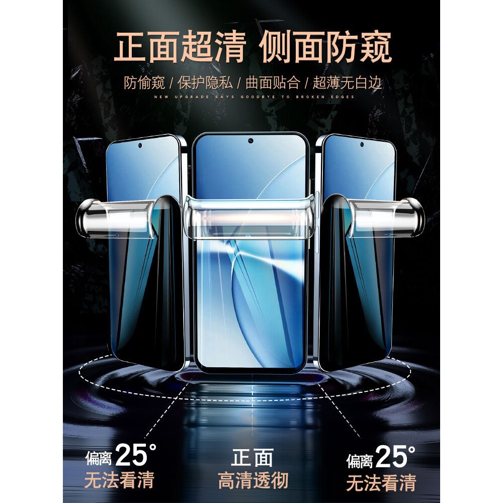 德国蓝猩适用红米Turbo5Max防窥手机膜redmiturbo4钢化膜redmi水凝软膜trubo3全屏防摔贴膜por全胶保护新款防