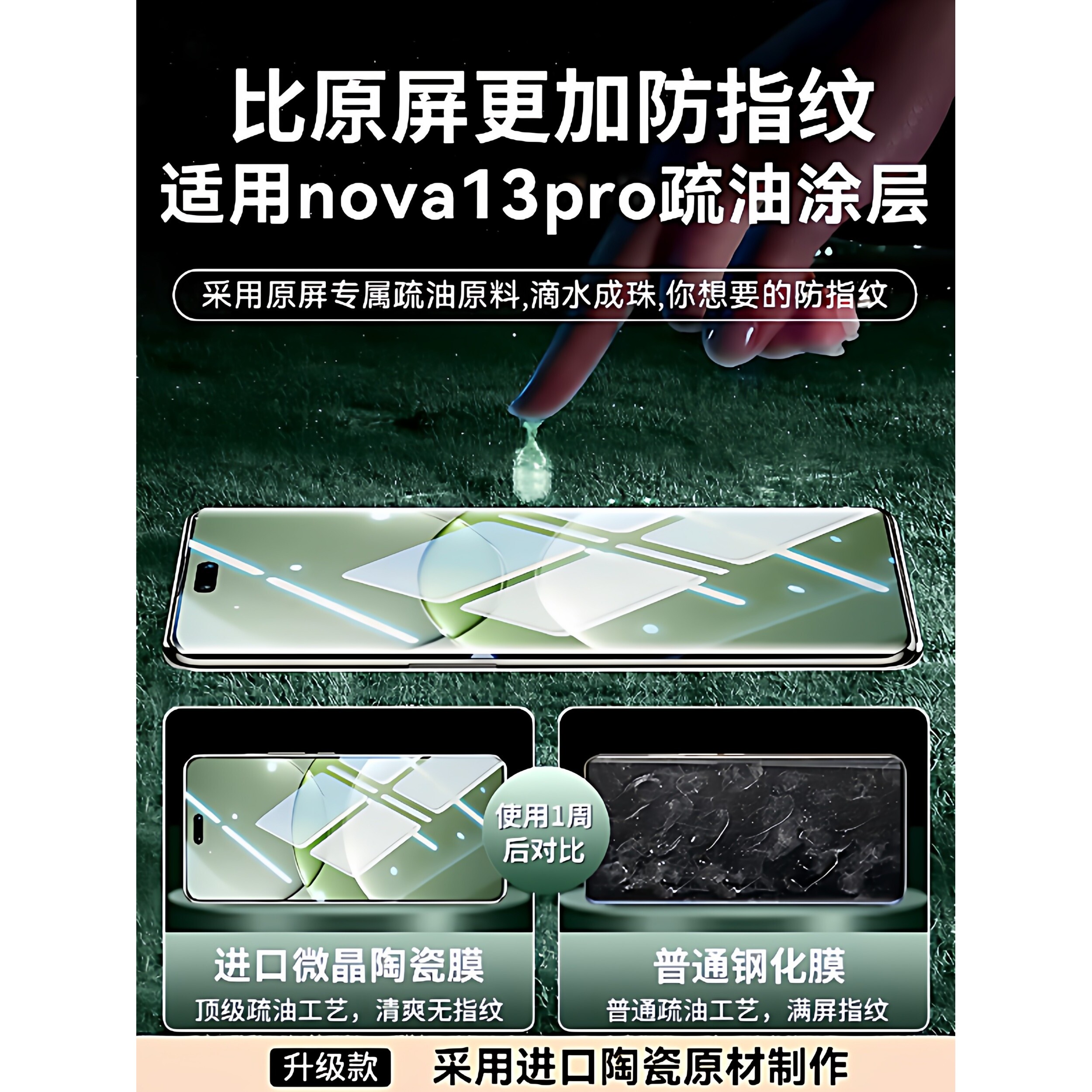 德国蓝猩适用华为nova15pro钢化膜nova13pro手机膜新款nova14ultra保护nova12活力版全屏覆盖保护12Pro防窥水