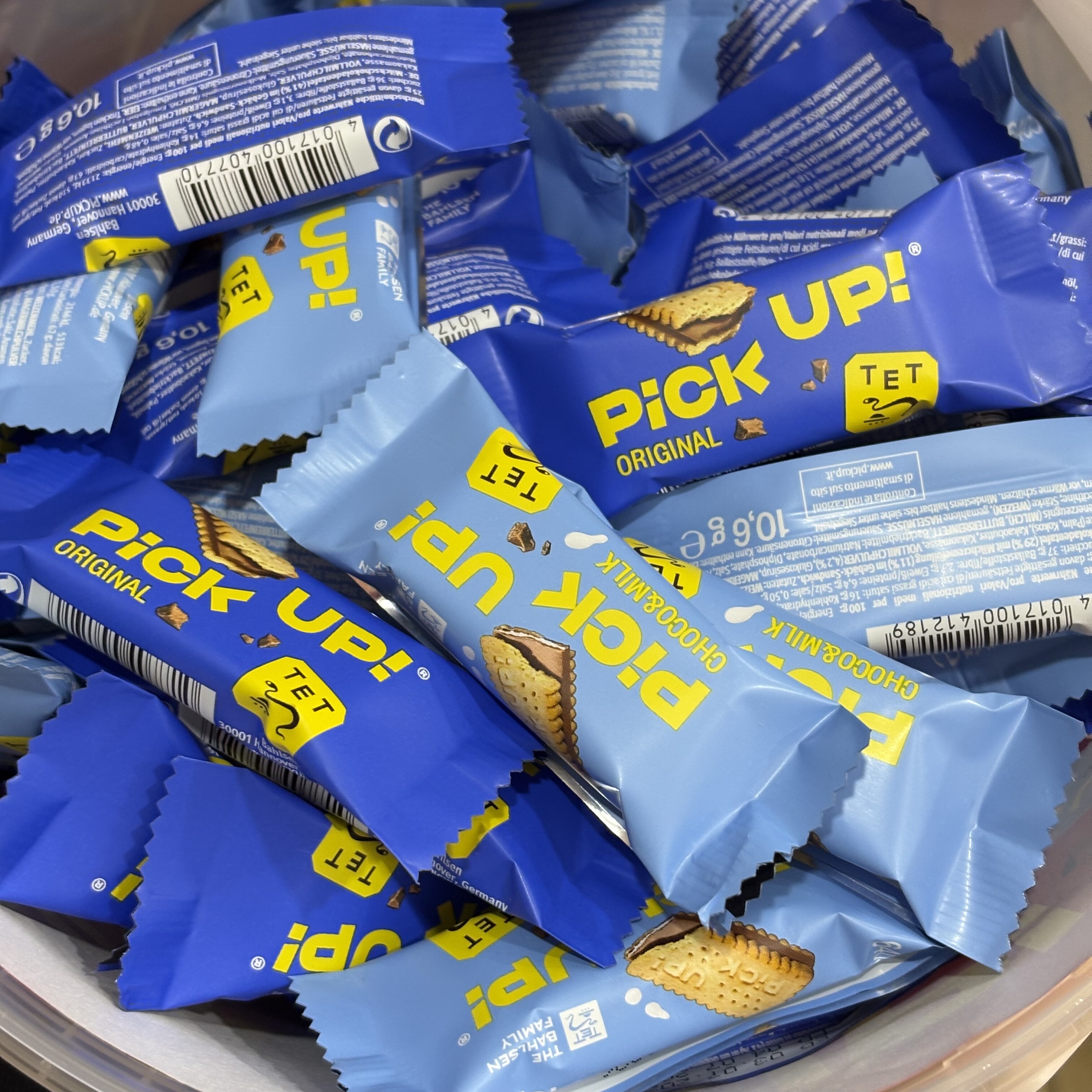 山姆零食分装德国进口pick up迷你巧克力夹心饼干