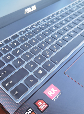 华硕FL5700 R557键盘膜15.6寸n551j VX50I VM591 N550J R556L笔记本电脑保护膜防尘垫高清磨砂防辐射屏幕贴膜