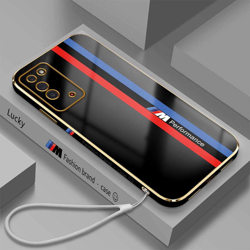 简约电镀honorx10潮牌撞色手机壳