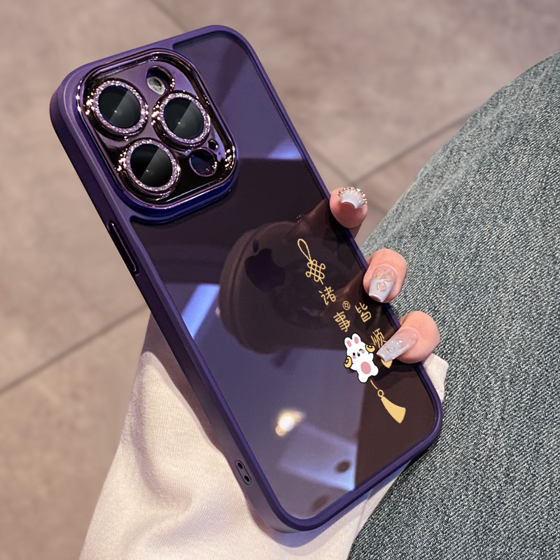 苹果中国风文字手机壳壳膜一体