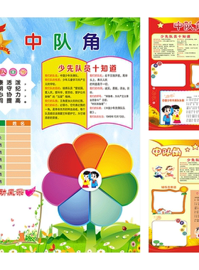 小学布置班级中队角口号知识标语