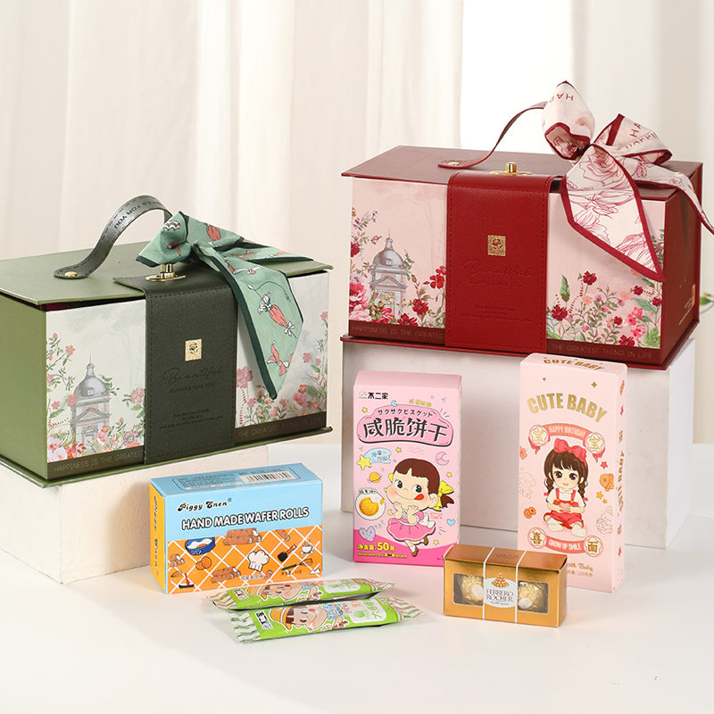 宝宝满月百日酒宴喜糖礼盒伴手礼儿童生日十周岁礼品回礼喜蛋喜饼