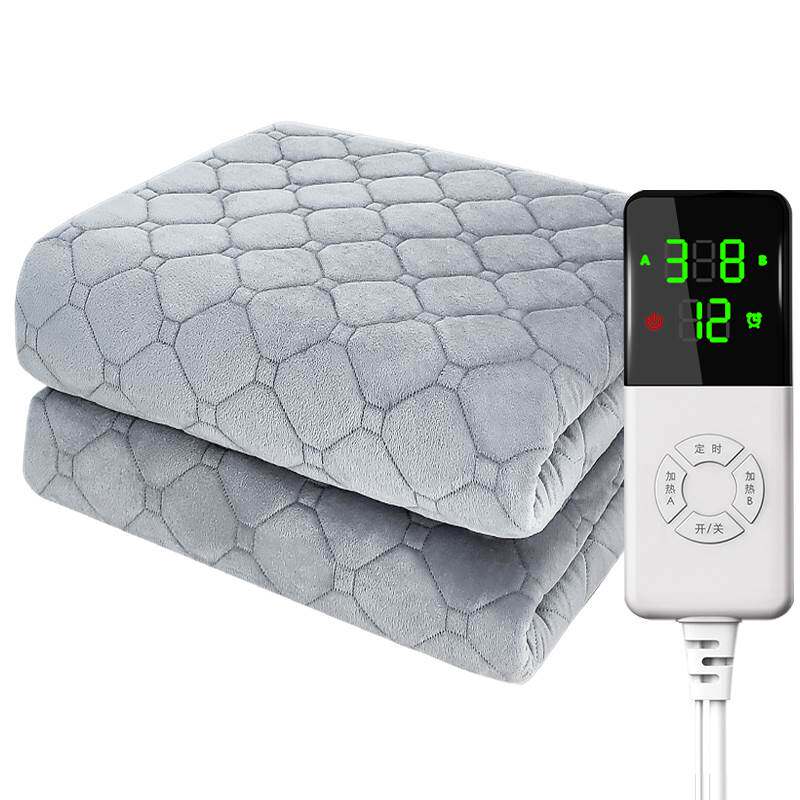 美菱电热毯双人双控调温单人家用水暖循环宿舍安全辐射电褥子小型