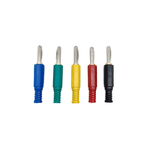 4mm自焊式香蕉插头纯铜可焊式插拔件电力测试线接线柱插座连接头