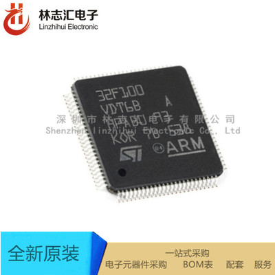 全新进口 STM32F100VDT6B 32位微控制器芯片 LQFP100  量大价优