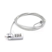 竹特防盗钢丝绳密码 锁钢丝绳防盗 锁直径3.5mm长1.5m四位数字密码