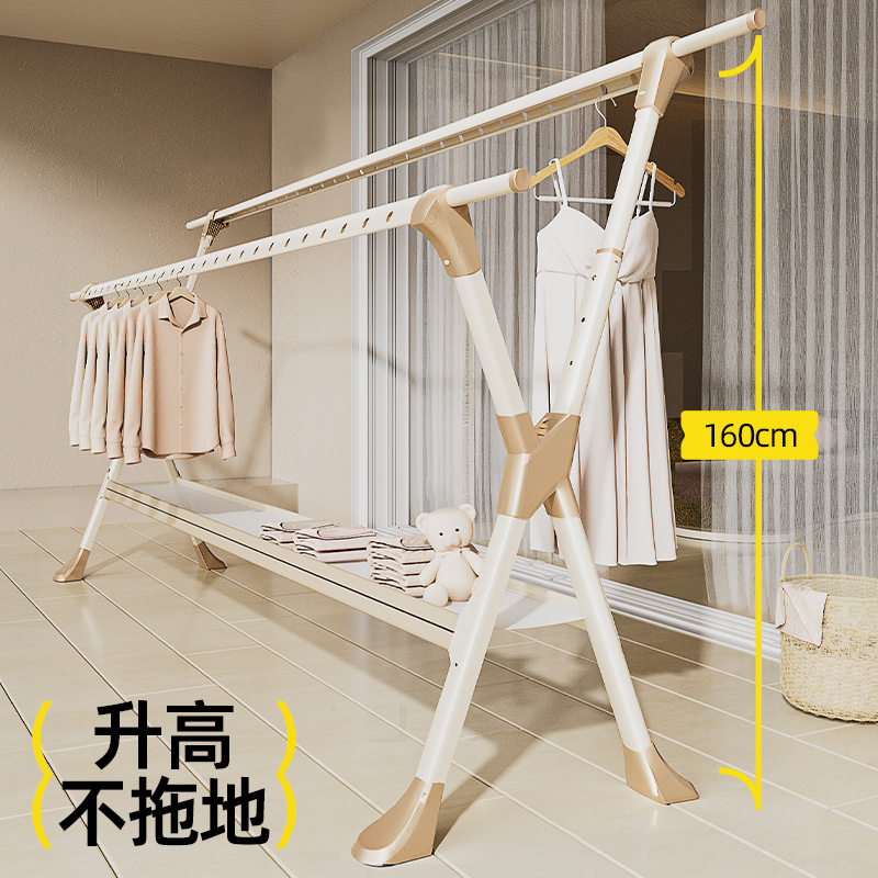 比人焦糖奶油晾衣架加粗加厚
