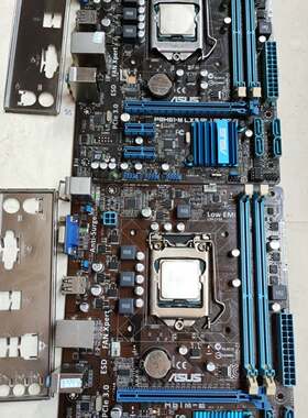 可维修2套华硕H61主板+ⅰ3-2100Cpu套装！品像如图，