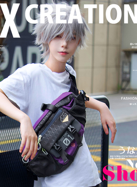 FXcreations新福音战士EVA联名腰包男女上班通勤斜挎包大容量轻便